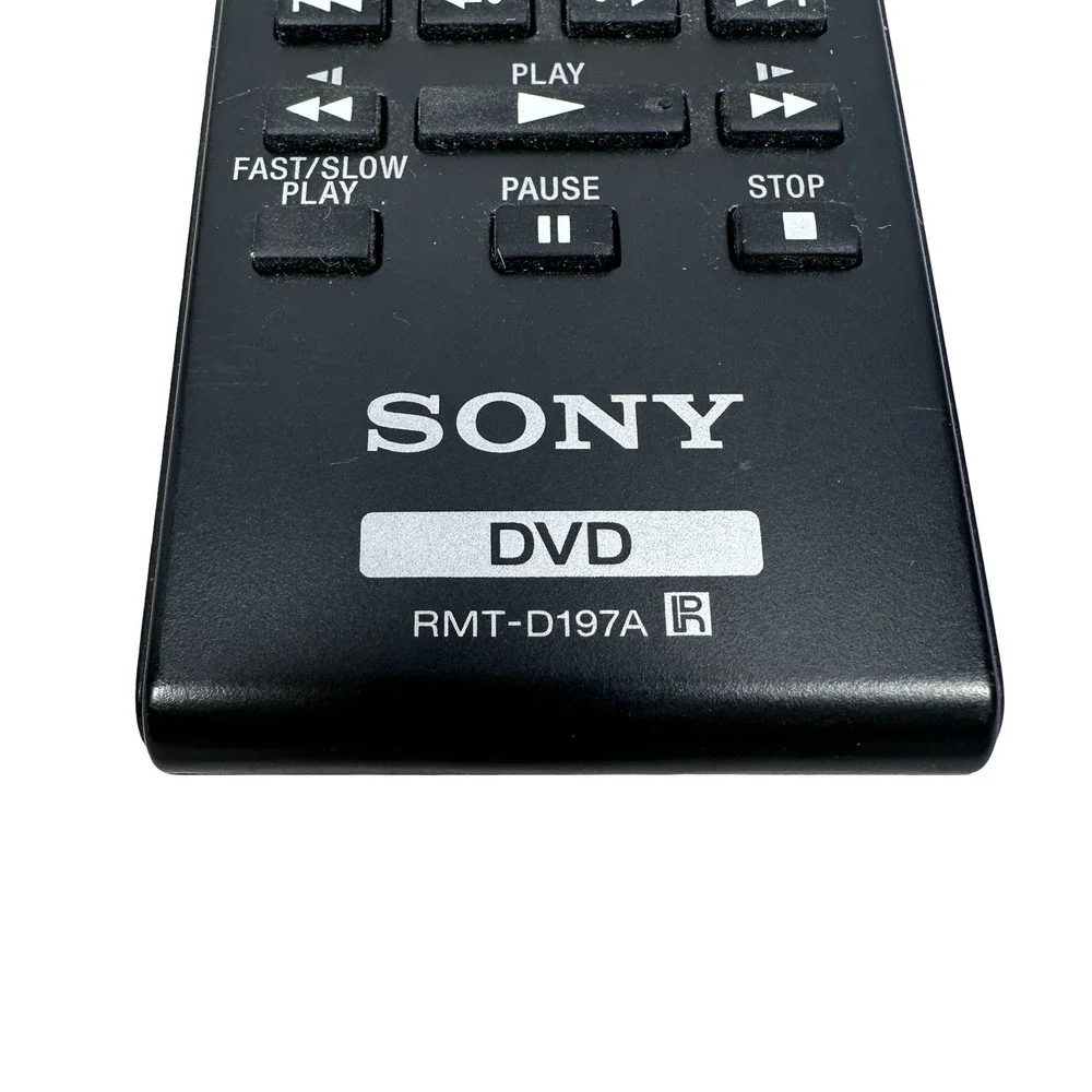 Sony RMT-D197A DVD Player Remote Control Black OEM Replacement Controller